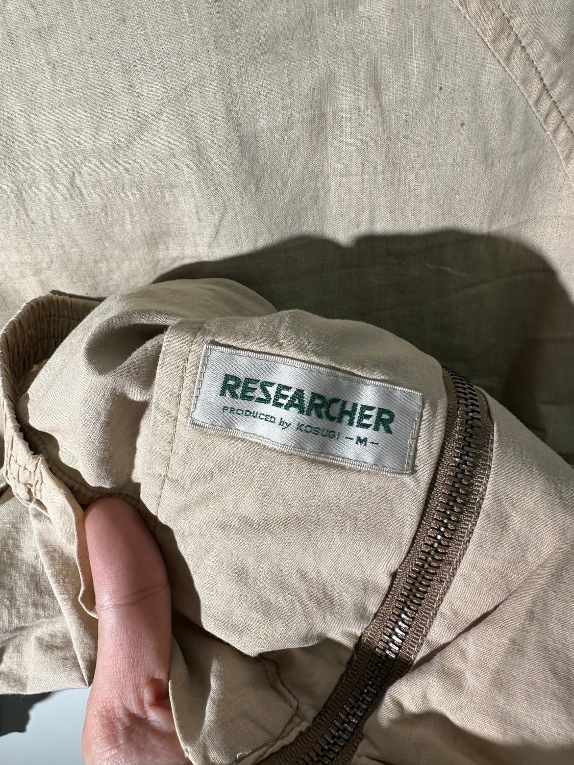 researcher 코튼 블루종 자켓 상품이미지6