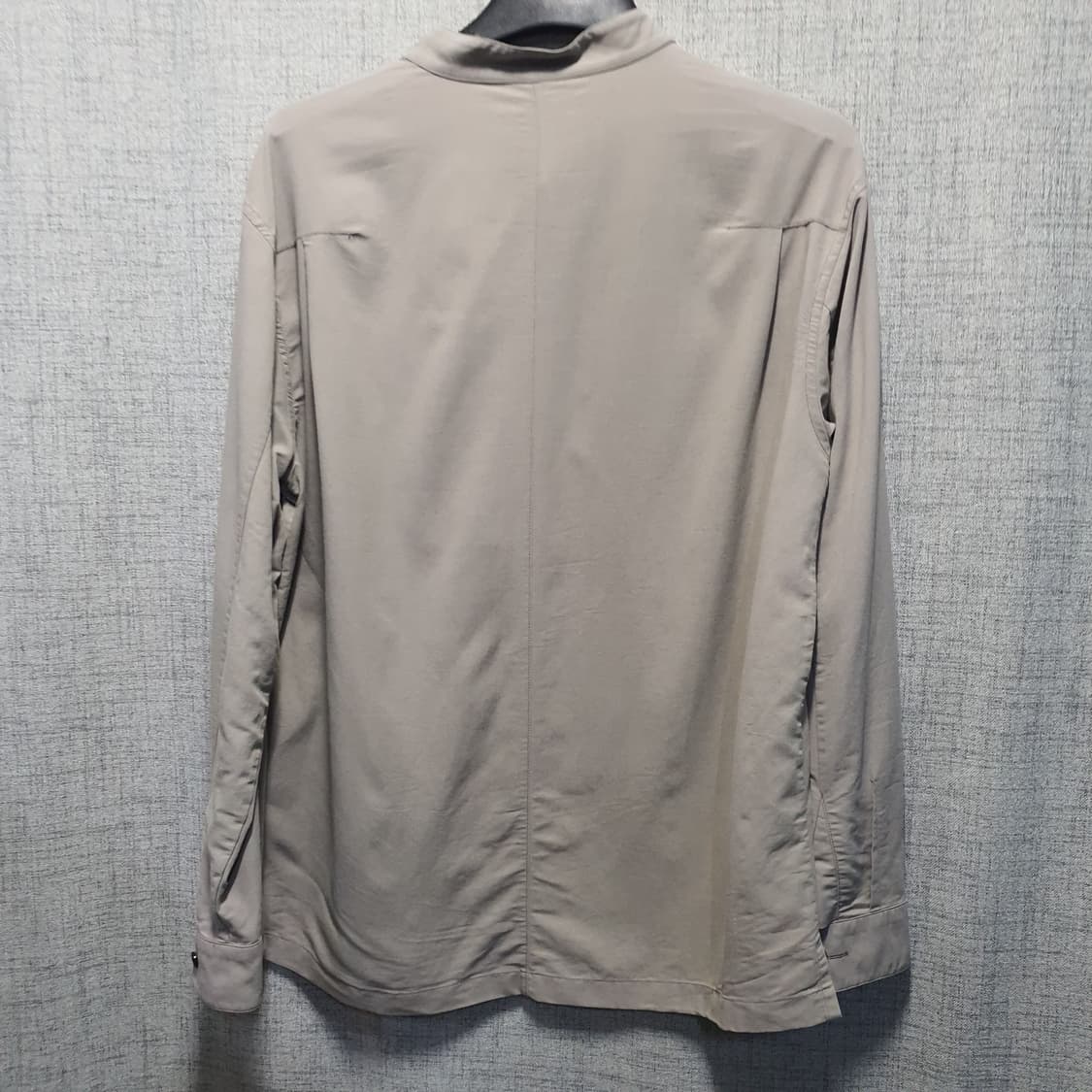 시스템 지퍼 헨리넥  넥트임 긴팔 셔츠  상품이미지2