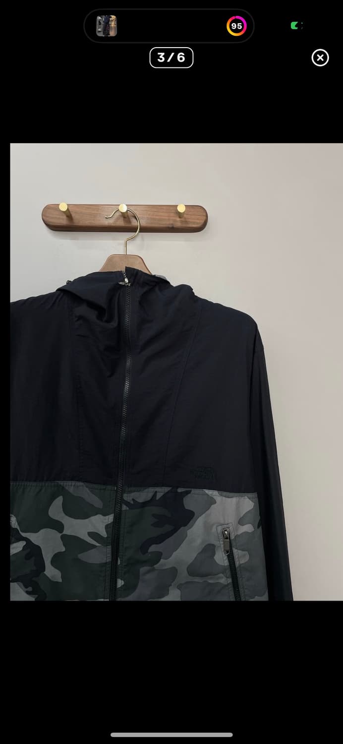 노스페이스 카모 투톤 바람막이 A2397 상품이미지3