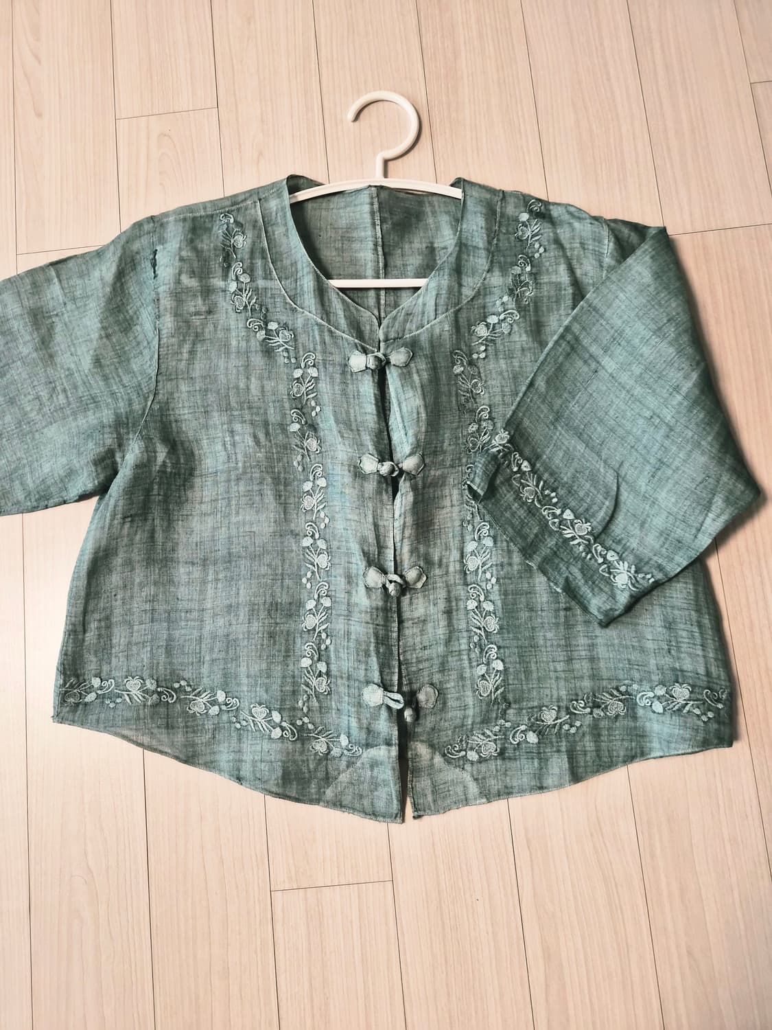 자수 모시 저고리 상품이미지3