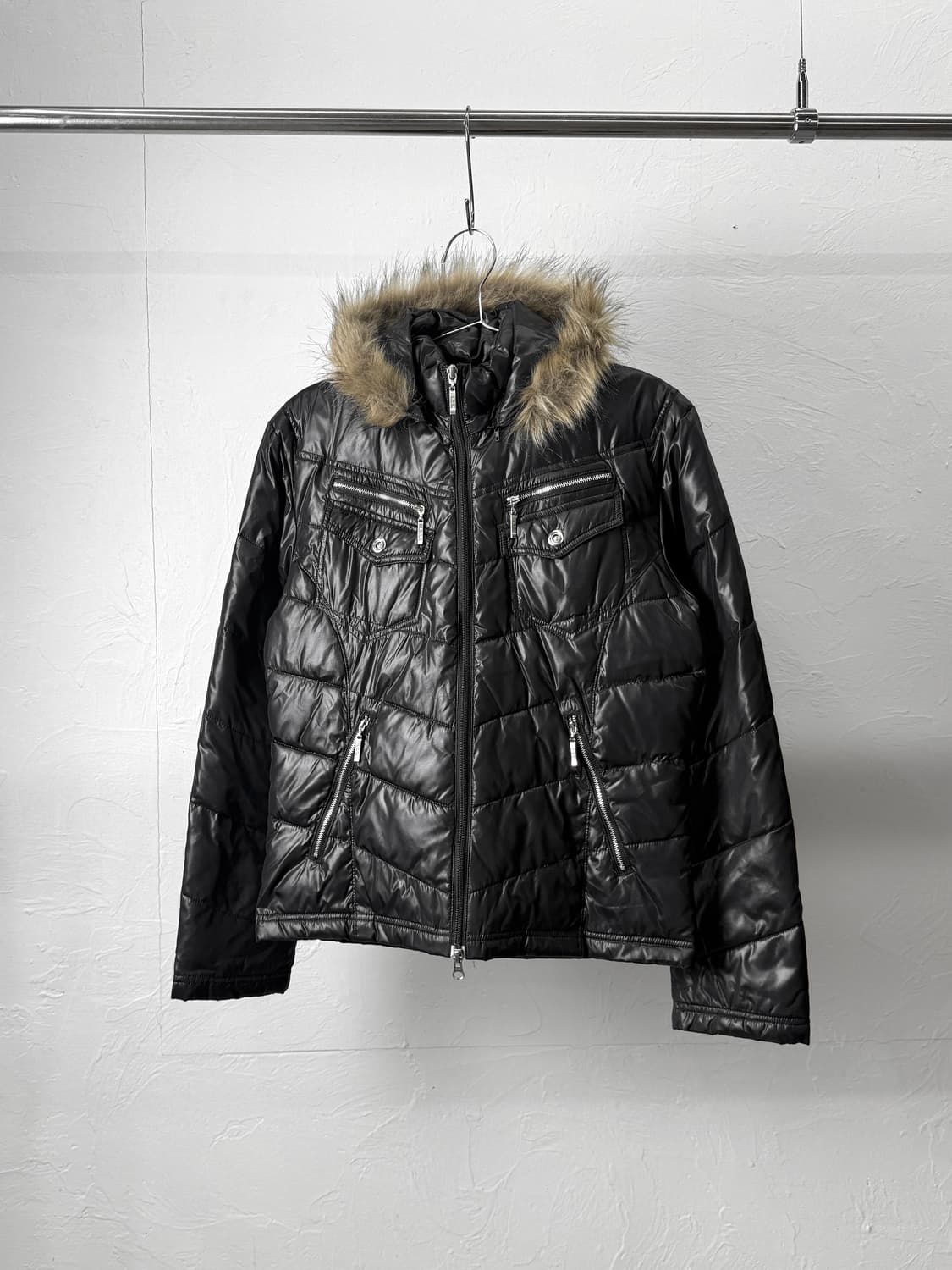 Asm 투웨이 후드 패딩 점퍼 상품이미지1