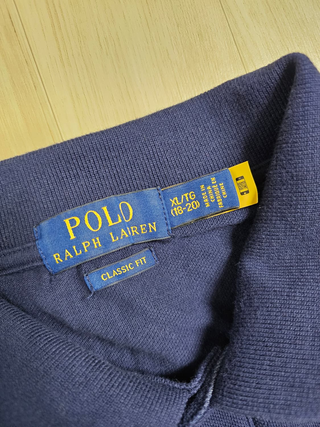 [95] 폴로 랄프로렌 네이비 긴팔 카라 티셔츠 상품이미지4