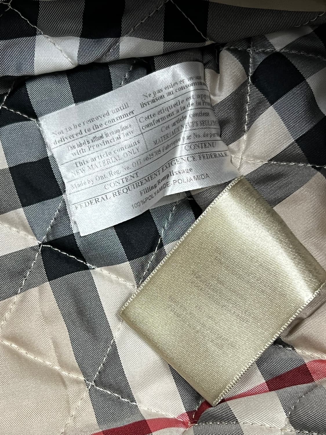 버버리 브릿 나일론 우븐 사파리 헌팅 야상 자켓 네이비 상품이미지6