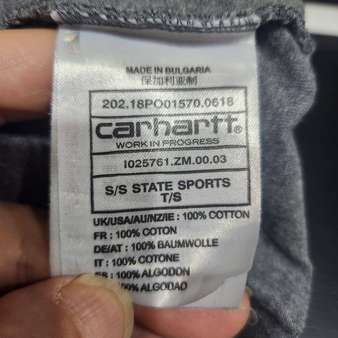 [남M]칼하트 WIP State Sport 반팔티[Y64-198] 상품이미지8