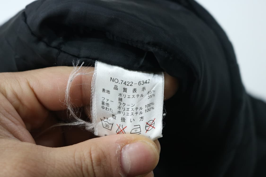 스미스 아메리칸 빈티지 리얼 라쿤 퍼 블랙 밀리터리 파카  상품이미지10