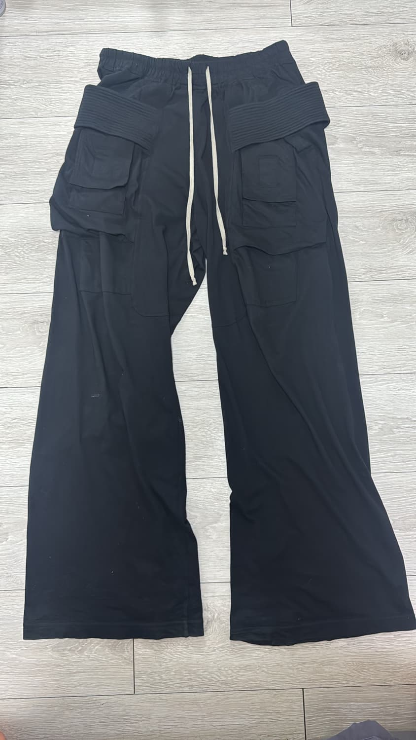 [M] 릭오웬스 와이드 크리치 태권도 팬츠 RN 상품이미지1