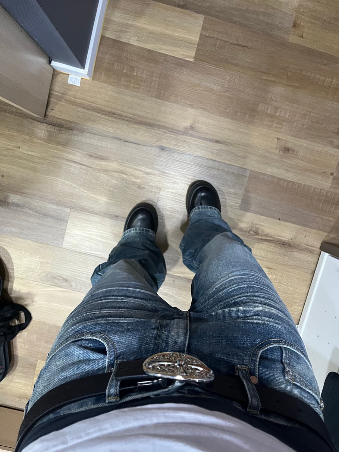 빈티지 플레어 불루 진 상품이미지4