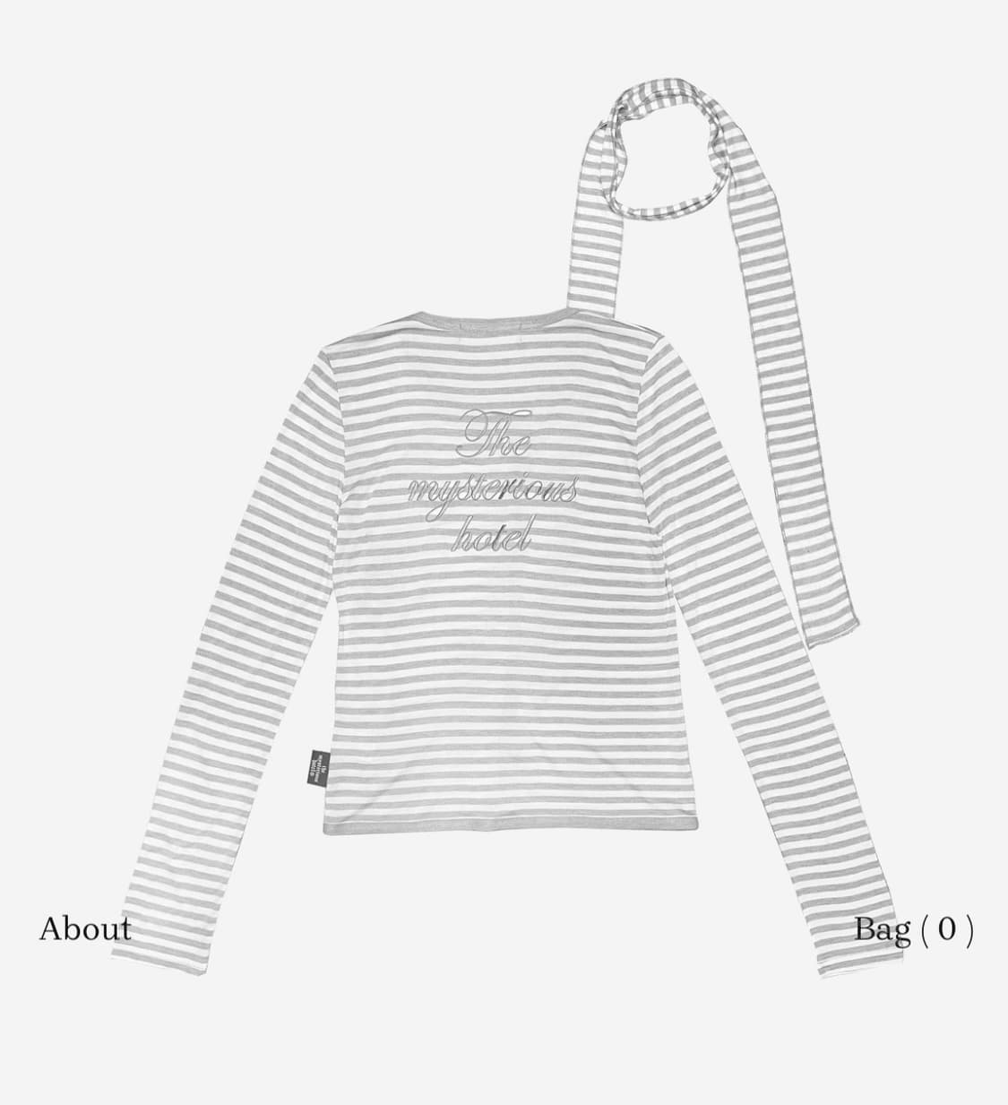 더미스테리어스호텔 스트라이프 가디건 세트 상품이미지5