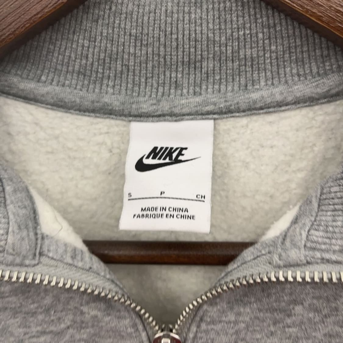 나이키 빈티지 캐주얼 세미오버핏 반집업 크롭 맨투맨 S C09228 상품이미지5
