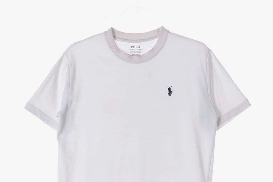 폴로랄프로렌 포니 자수 코튼 크루넥 화이트 반팔티 S 상품이미지3