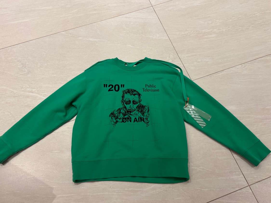 Off-White Public Television 맨투맨 S 상품이미지1