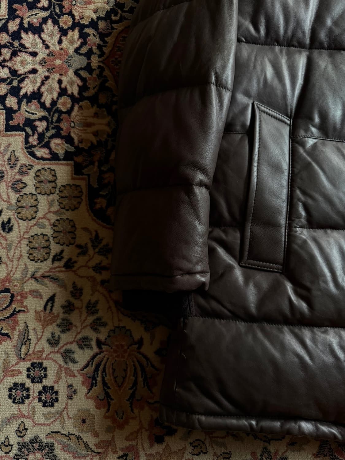 프라텔리 로쎄티 구스다운 레더 패딩 자켓 105 상품이미지6