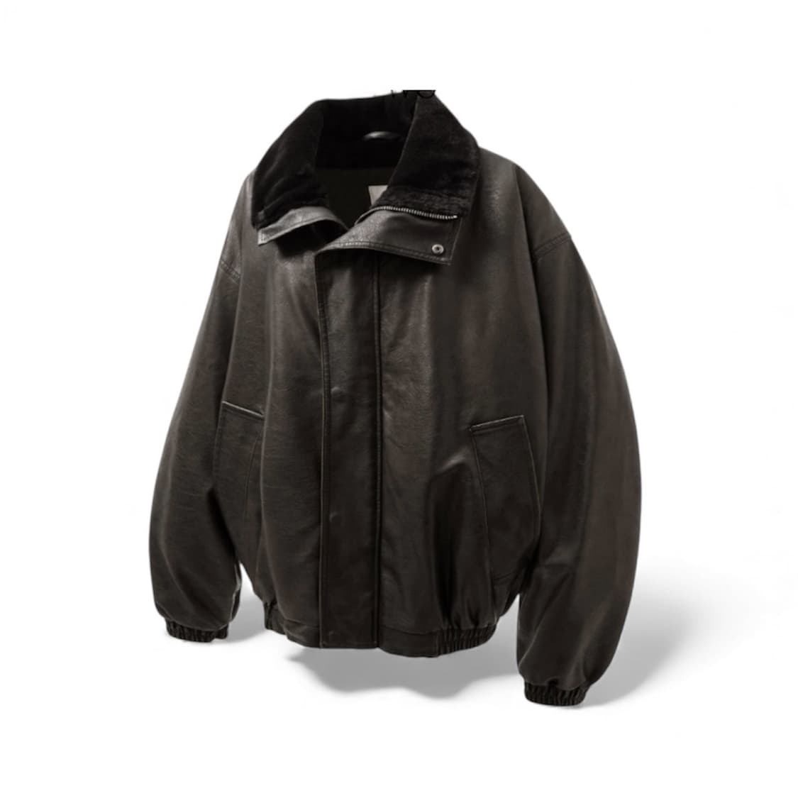 VTWO 620 비건 레더 무스탕 재킷 상품이미지1