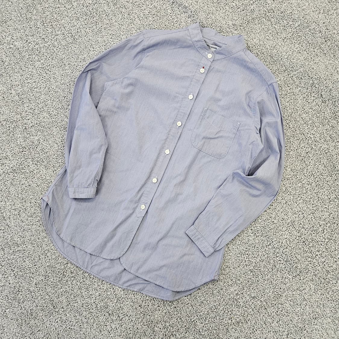 [L] 유니클로 이네스드라 협업 여성 스트라이프 셔츠 0102YH1 상품이미지1