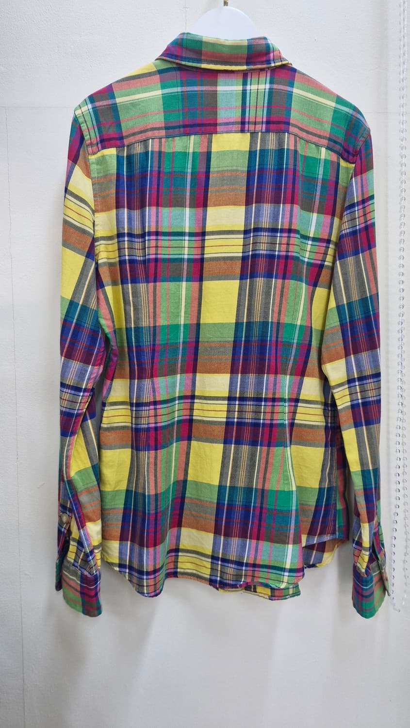 폴로 랄프로렌 체크 셔츠 M(정품) 상품이미지3