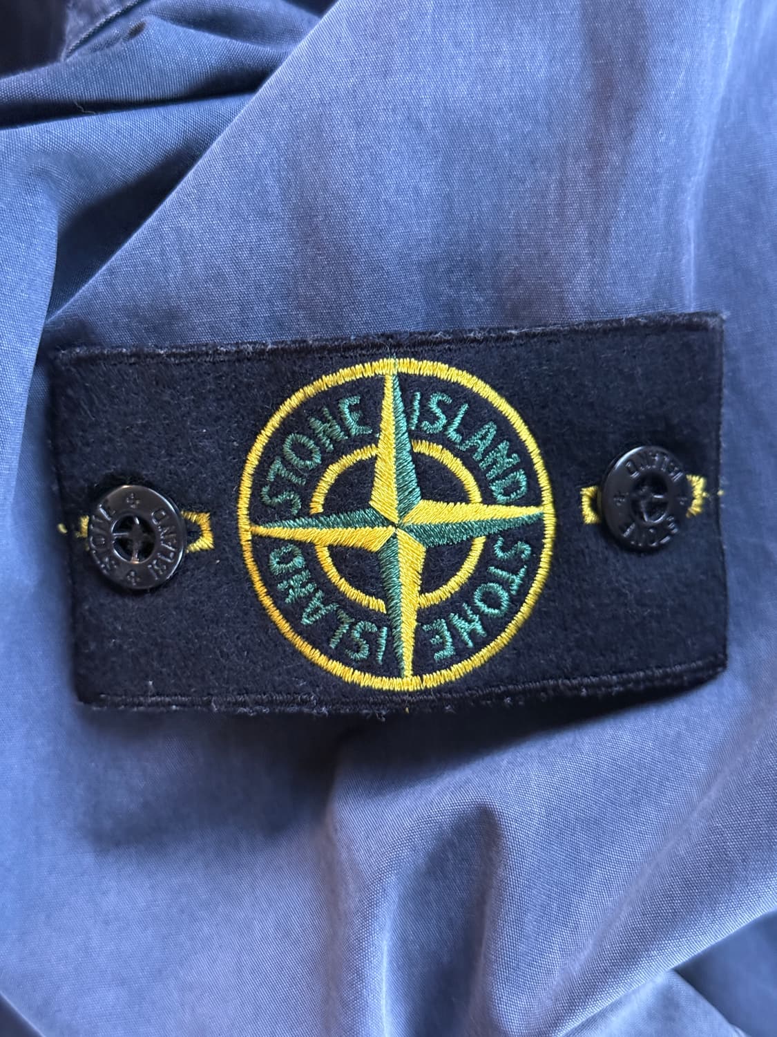 스톤 아일랜드 올드 이펙트 오버셔츠 네이비 상품이미지5