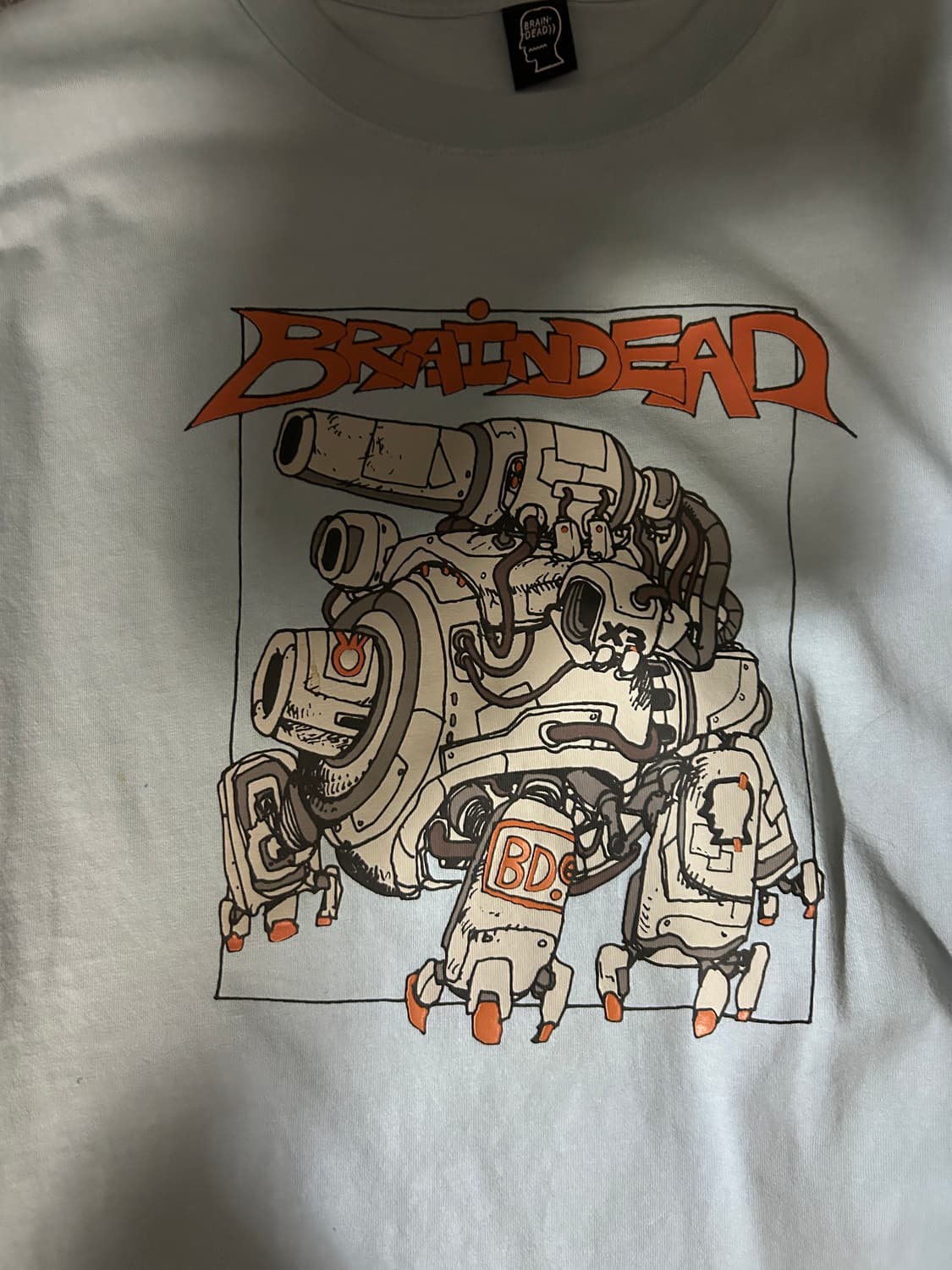Braindead 브레인데드 그래픽티셔츠 스카이블루 상품이미지2