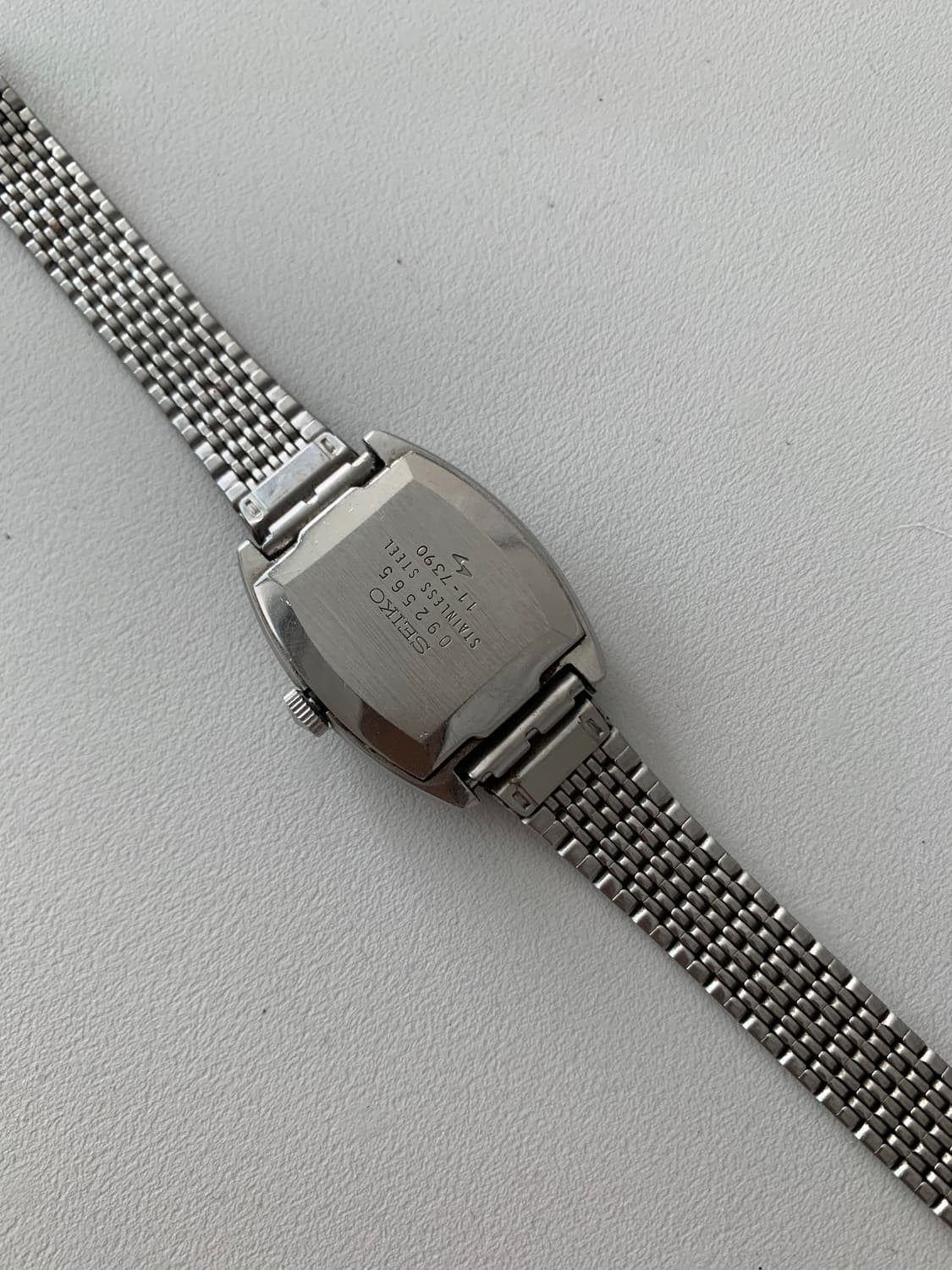 세이코 Seiko 스퀘어 쿼츠 청판 상품이미지4