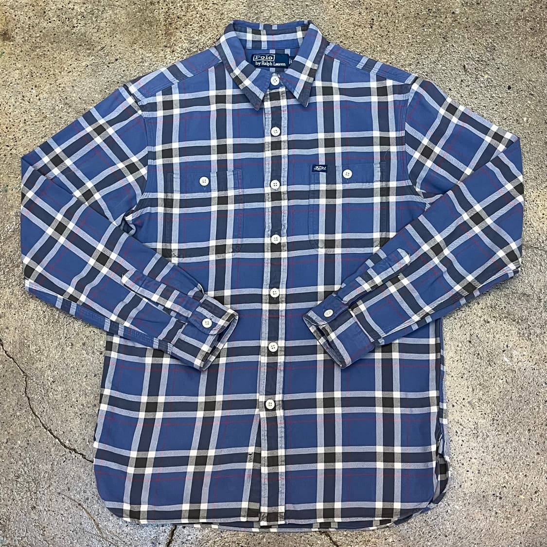 미국 빈티지 폴로 랄프로렌 체크 셔츠 상품이미지4