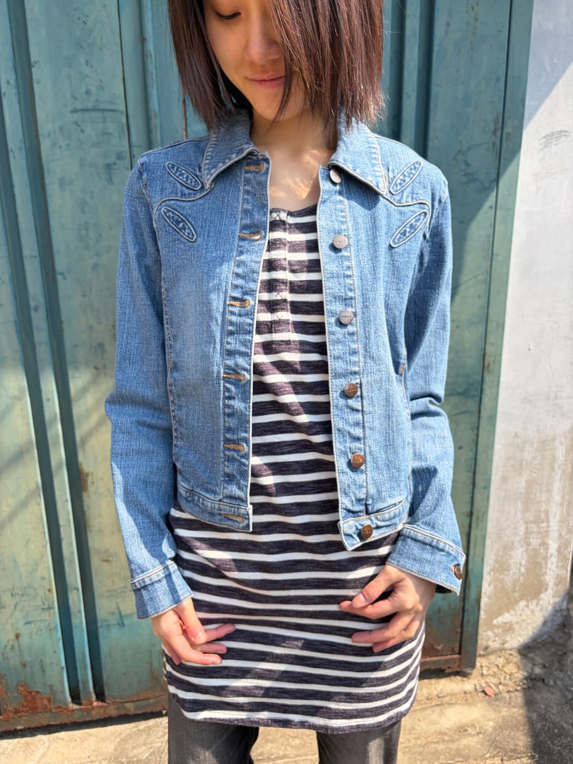 Mexx 웨스턴 디테일 데님 자켓 상품이미지1