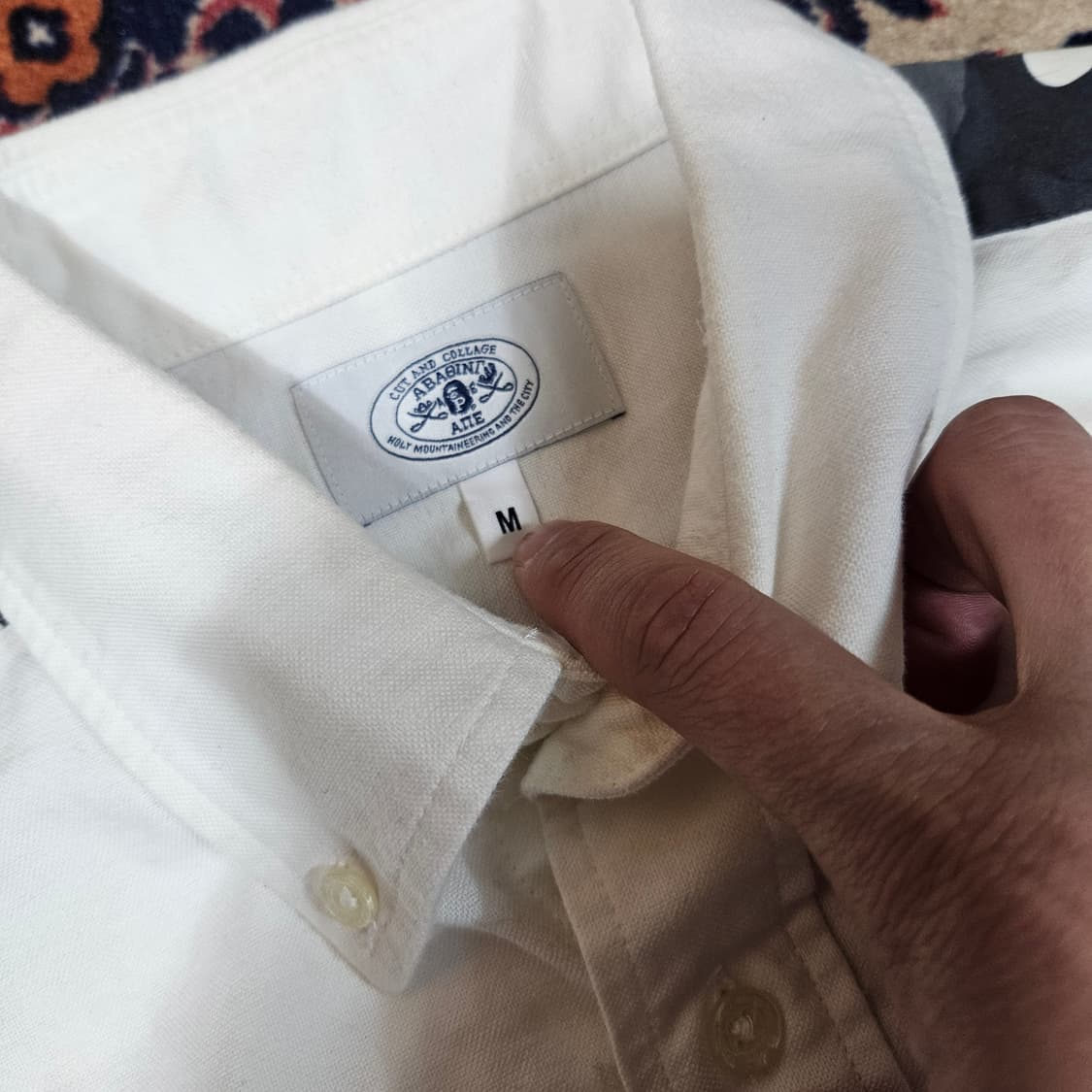 베이프(Bape) 카모 셔츠 M size 상품이미지5