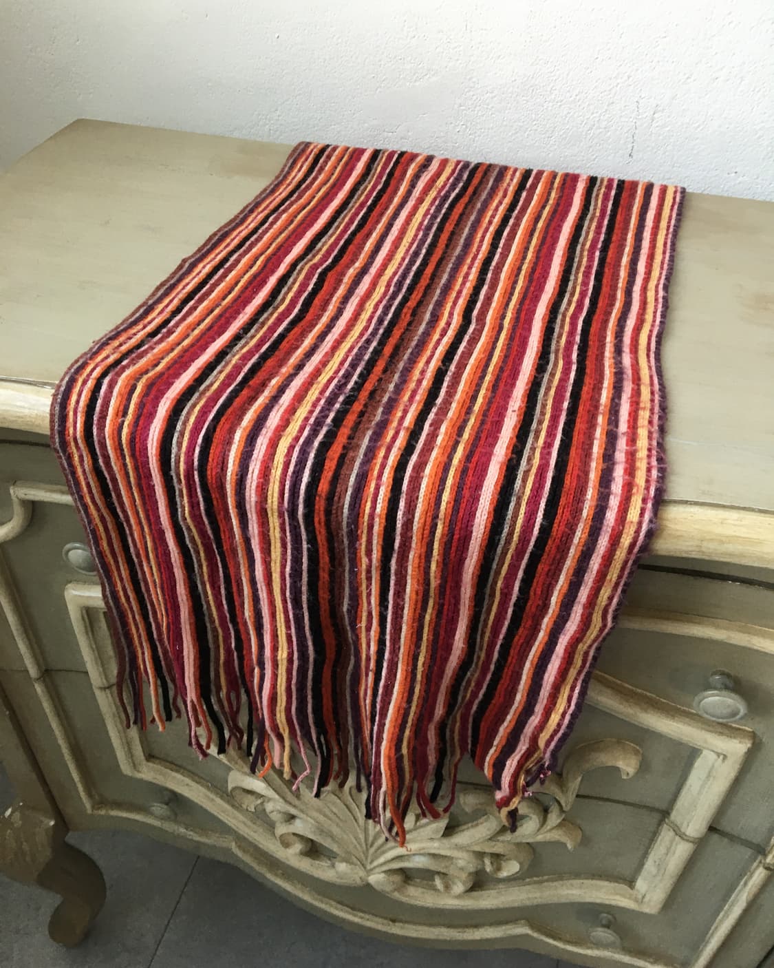  stripe pattern knit muffler 상품이미지3