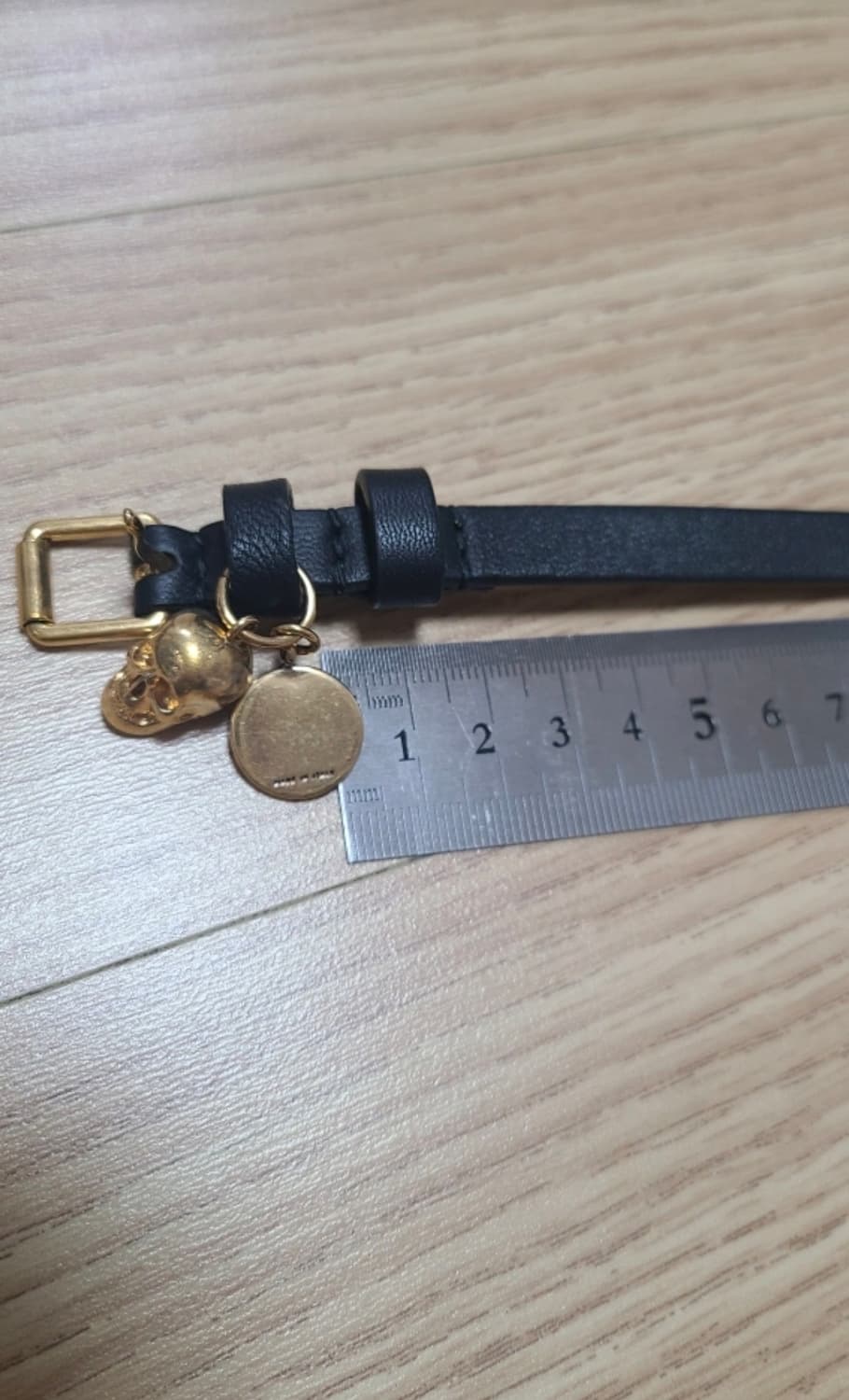 알렉산더맥퀸 스컬 가죽팔찌  상품이미지5