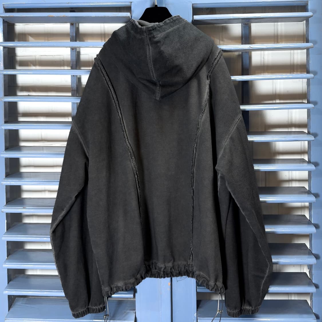 떠그클럽 X 휠라 스티치 워시드 후드스웻 상품이미지4