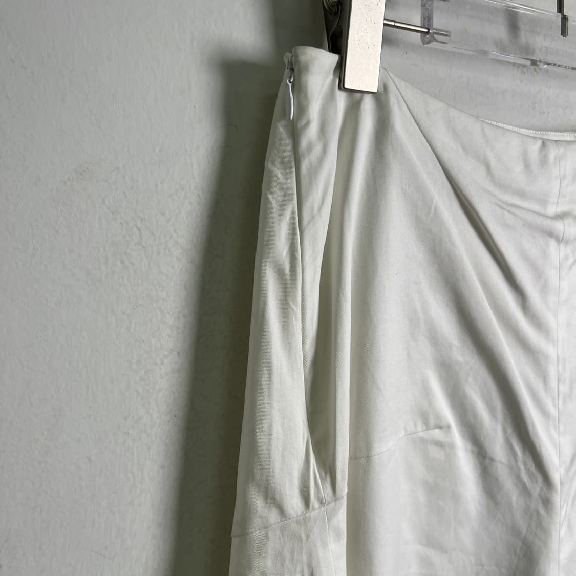 Jilsander 질샌더 화이트 코튼 미디 스커트 34 상품이미지6