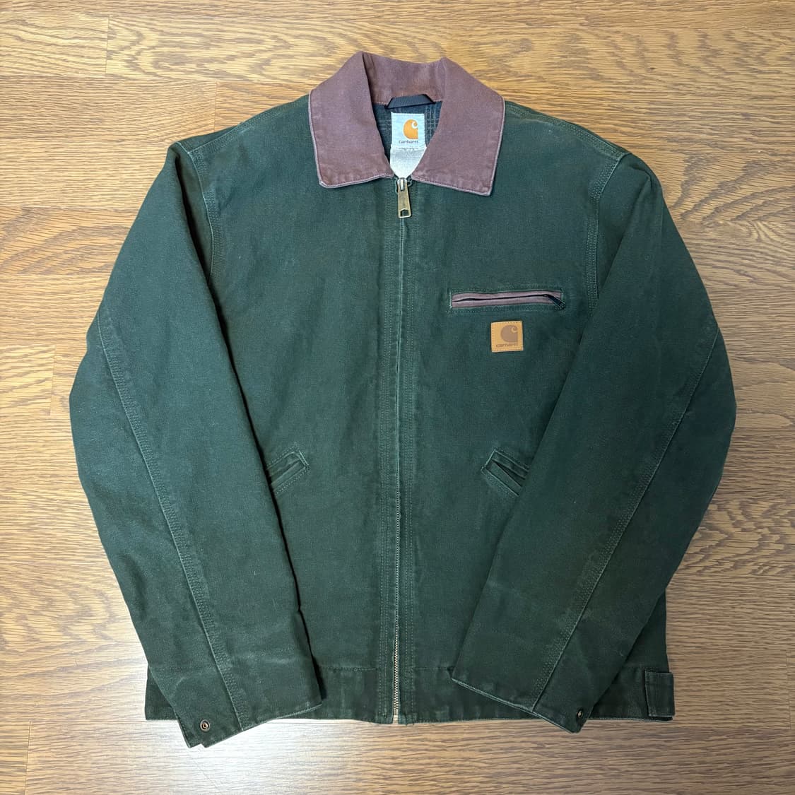 칼하트 디트로이트 j97 vtg 자켓(모스그린) 상품이미지2