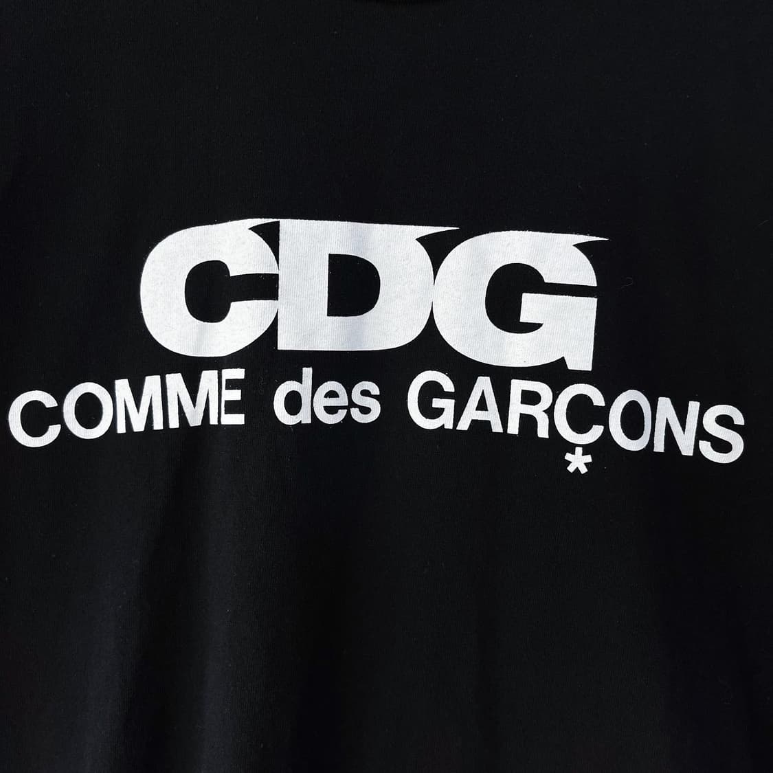 꼼데가르송 19S/S CDG 로고 블랙 티셔츠 상품이미지5