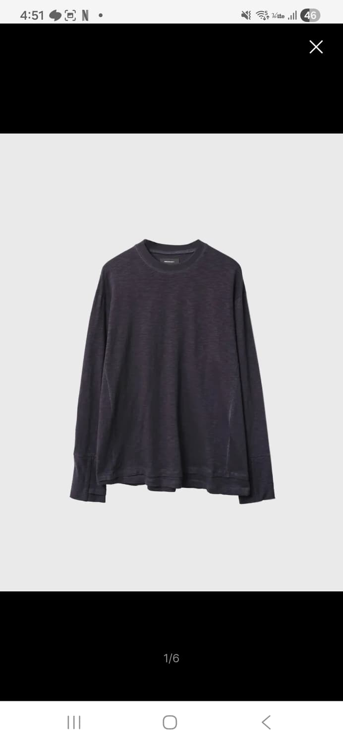 [2]999휴머니티 레이어드 롱슬리브 다크네이비 상품이미지1