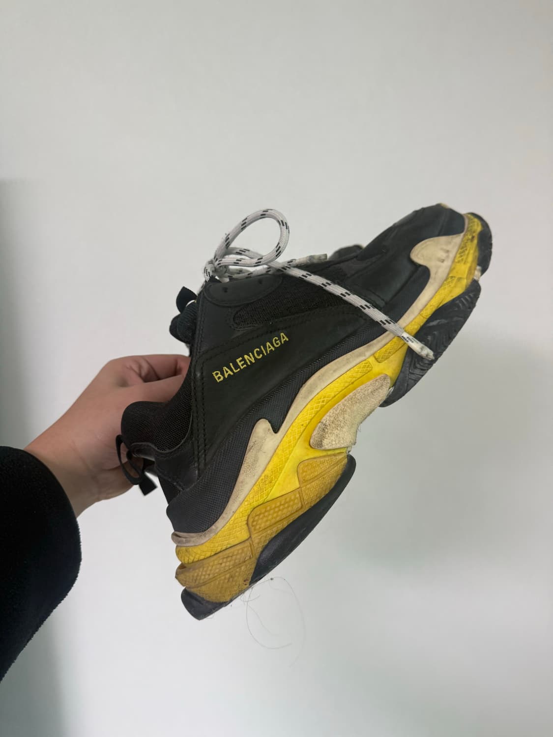 발렌시아가 트리플 S 블랙/옐로우 42 상품이미지2