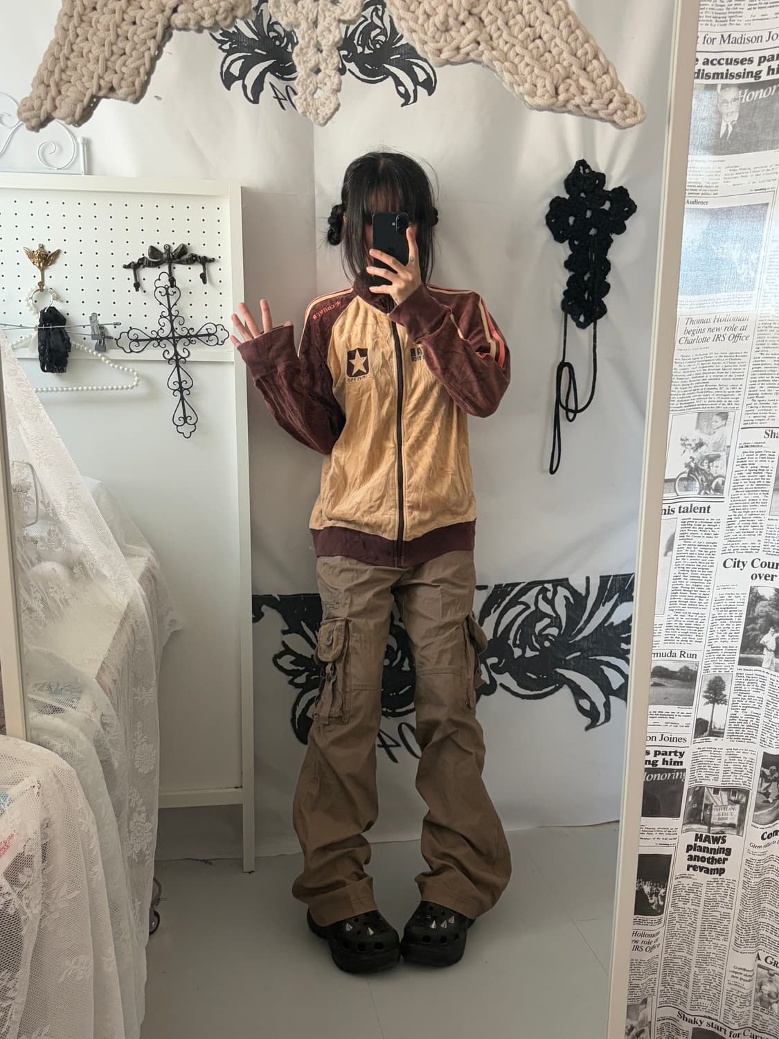 • Bang Bang Brown Multi-Pocket Cargo Pan 상품이미지4