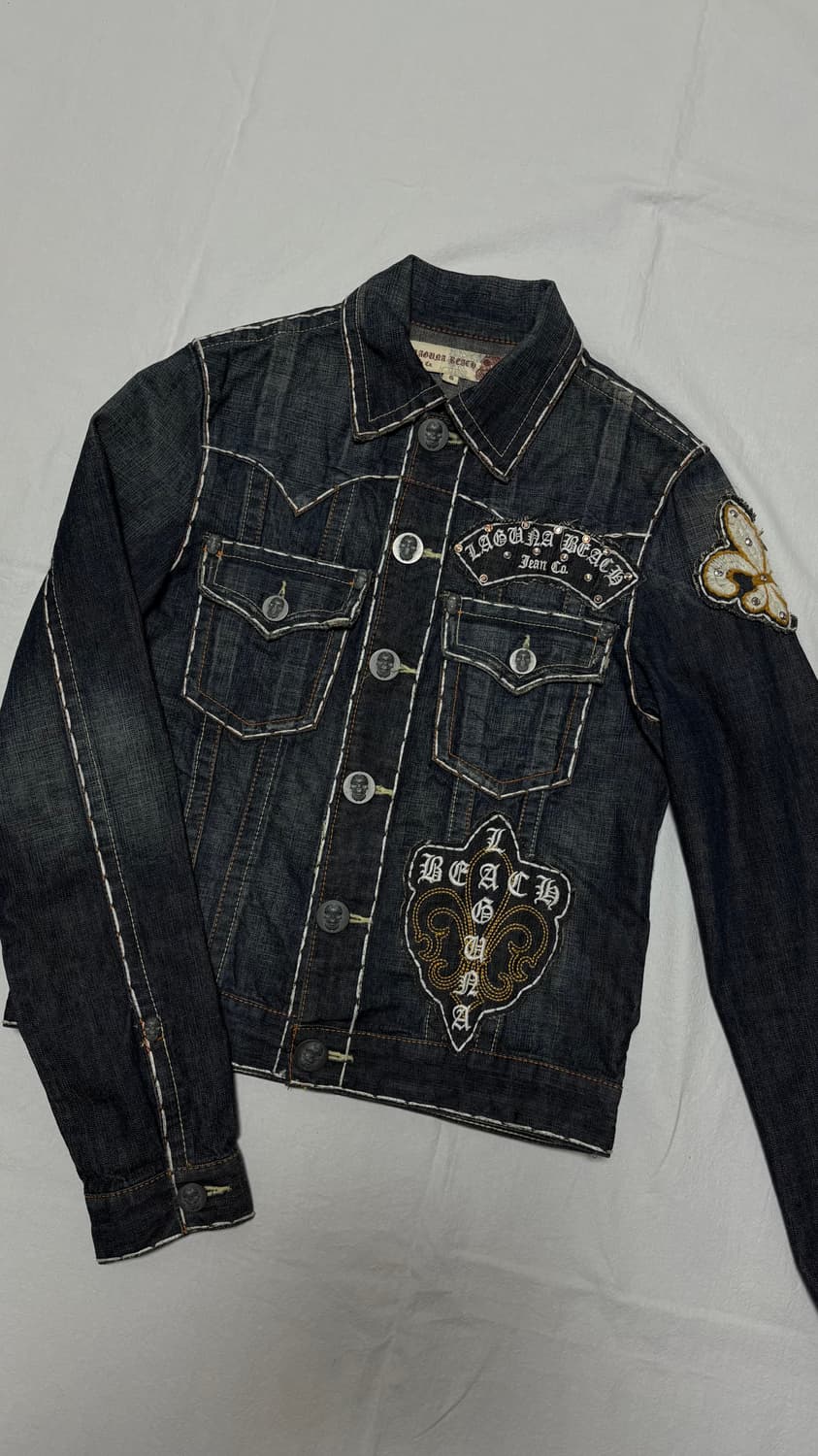 라구나비치 진 LAGUNABEACH JEAN 데님 자켓 상품이미지1