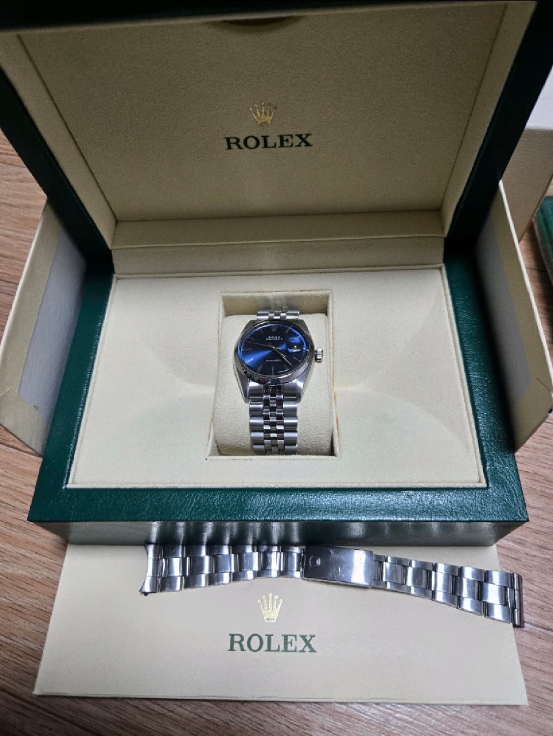 롤렉스 오이스터데이트 Precision 블루 다이얼 상품이미지2