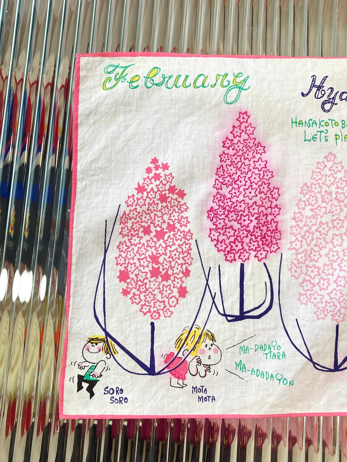 빈티지 동화st 그래픽 손수건 상품이미지4