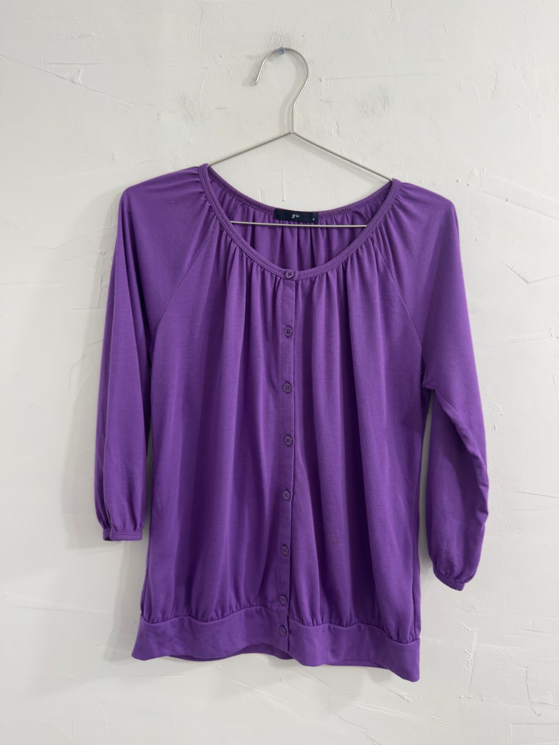 gu purple cardigan 상품이미지1