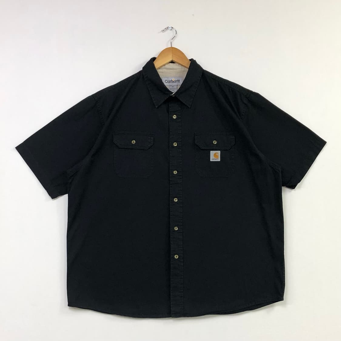 XL 칼하트 블랙 워크 셔츠 상품이미지2