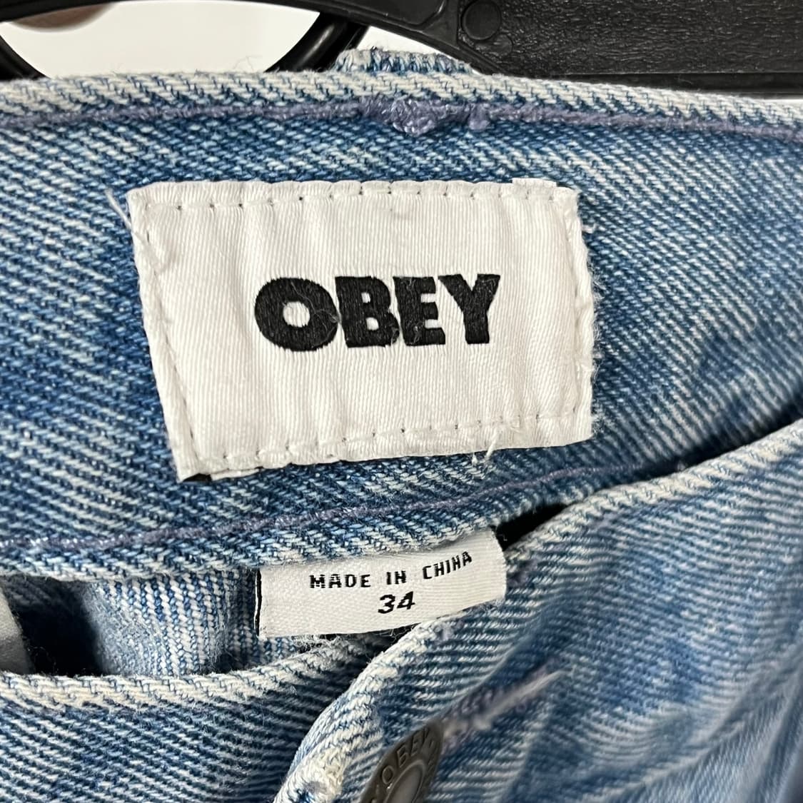 34 오베이 와이드 연청팬츠 상품이미지4