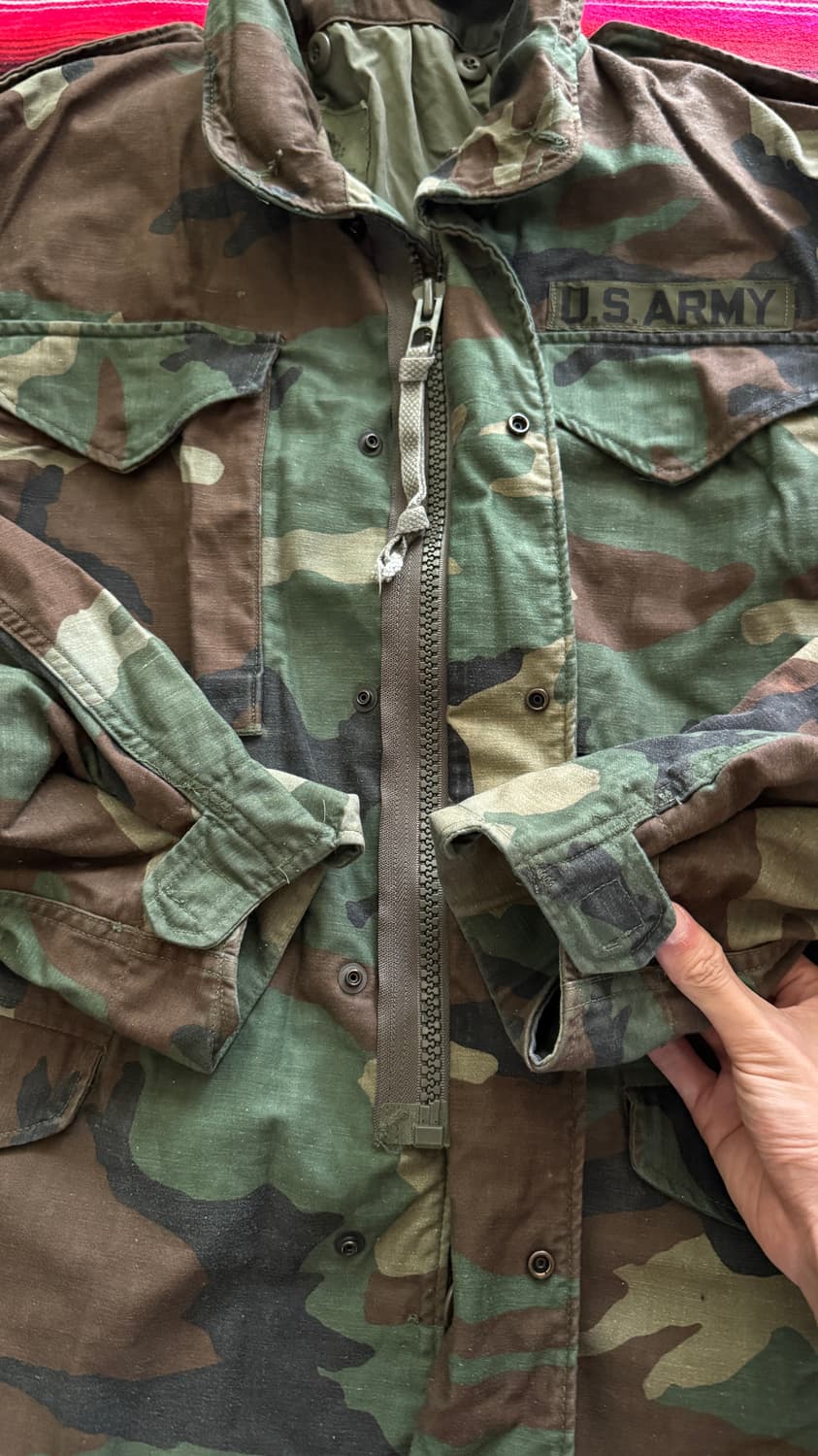 80s US Army M65 우드랜드 필드자켓 상품이미지7