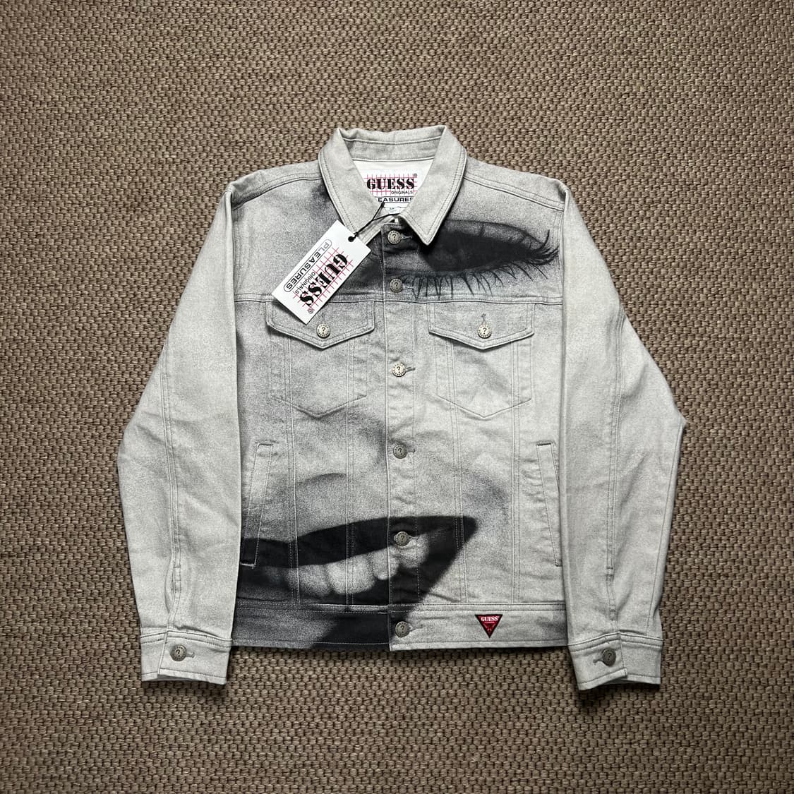 게스X플레저 드류 베리모어 데님 자켓 미착용 S 상품이미지1