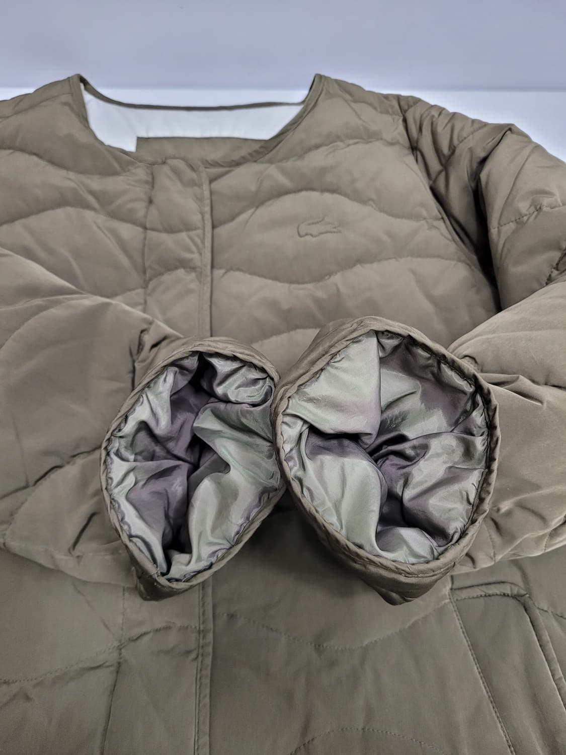LACOSTE 라코스테 항아리 퀼팅 경량 패딩 자켓 / 여 38(100) 상품이미지5