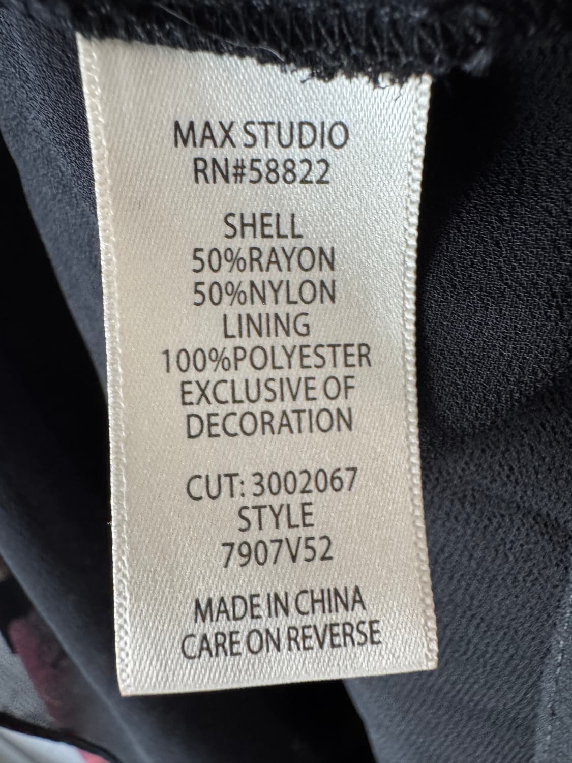 새상품 Max Studio 벨벳 플라워 롱 원피스 XS(44,마른 55사 상품이미지8