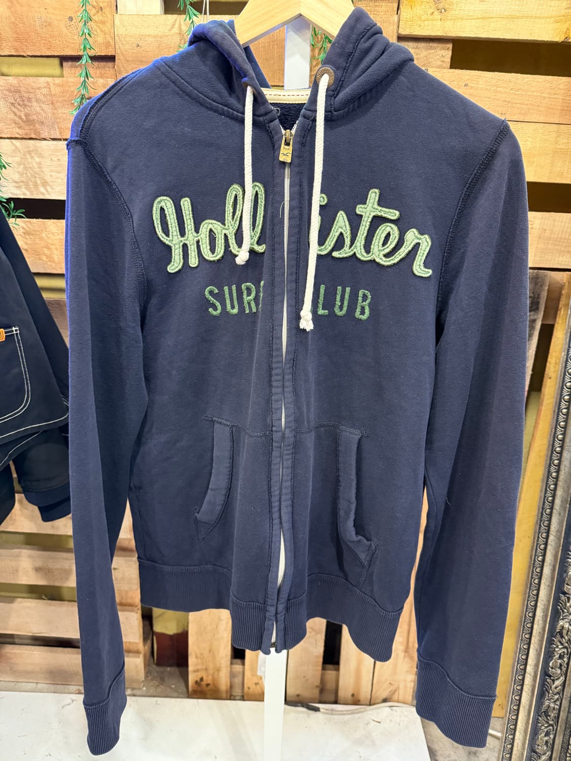 홀리스터 네이비 후드집업 상품이미지1