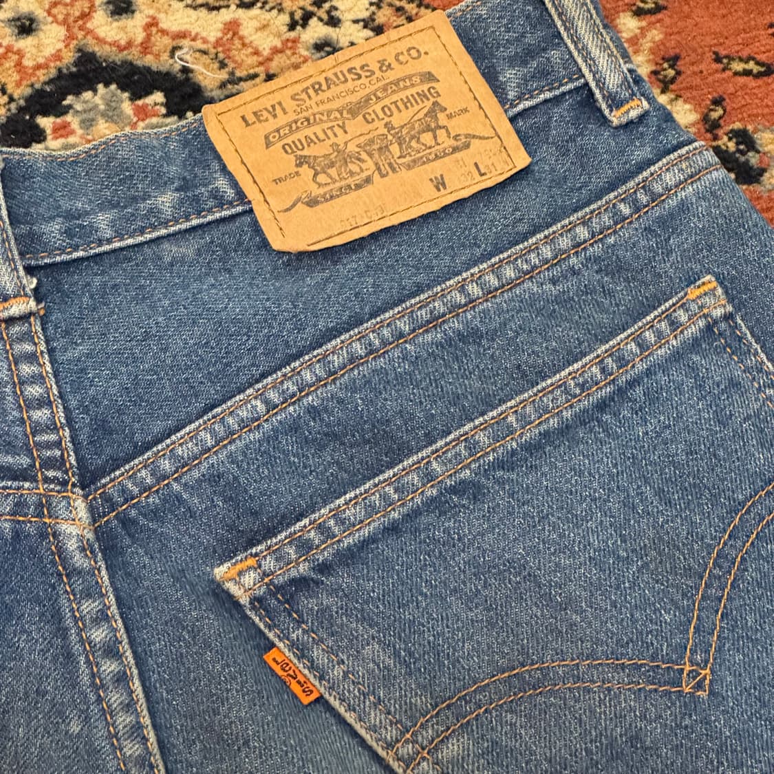 리바이스 517 오렌지탭 데님 팬츠 (32) 상품이미지3