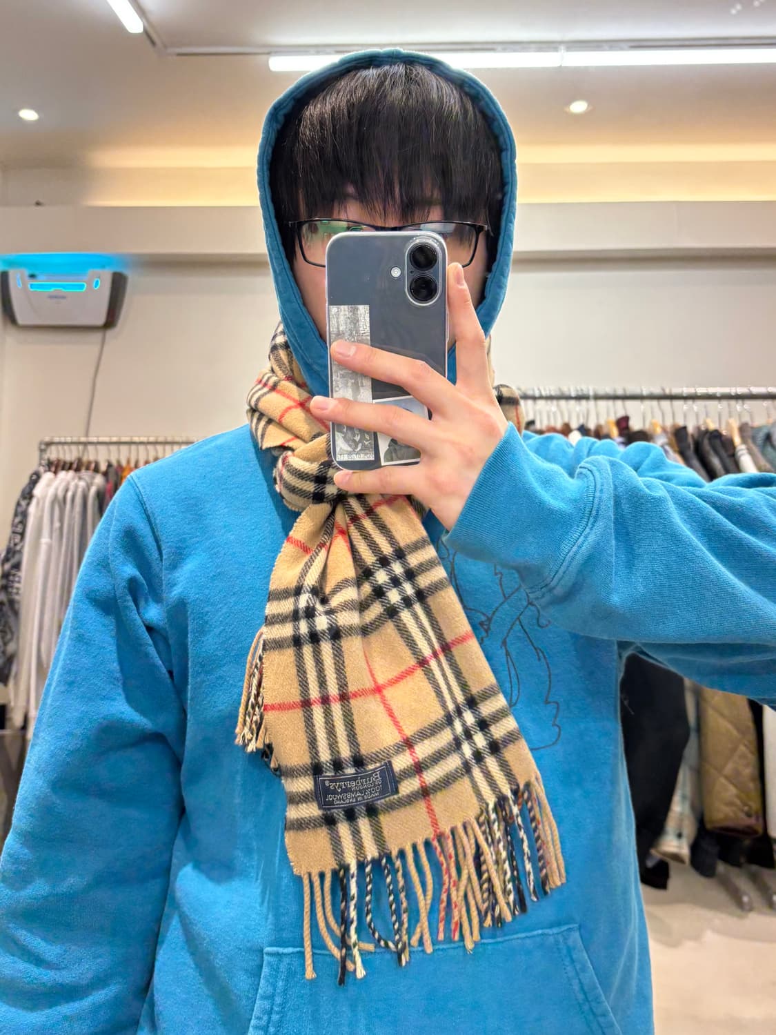 버버리 체크 머플러 상품이미지8