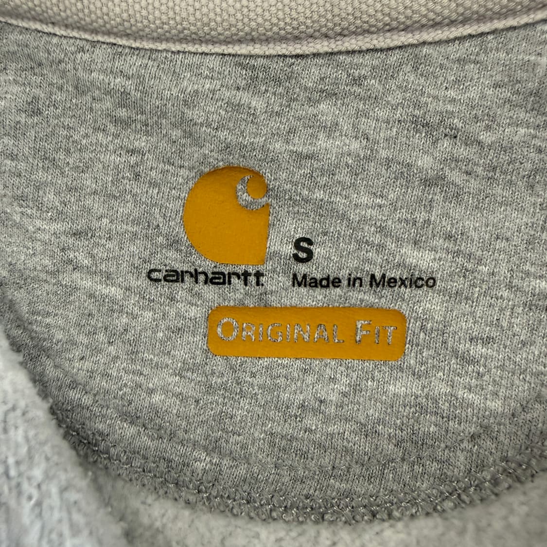 (S)칼하트 Carhartt 후드집업 티셔츠(헤더그레이) 상품이미지2