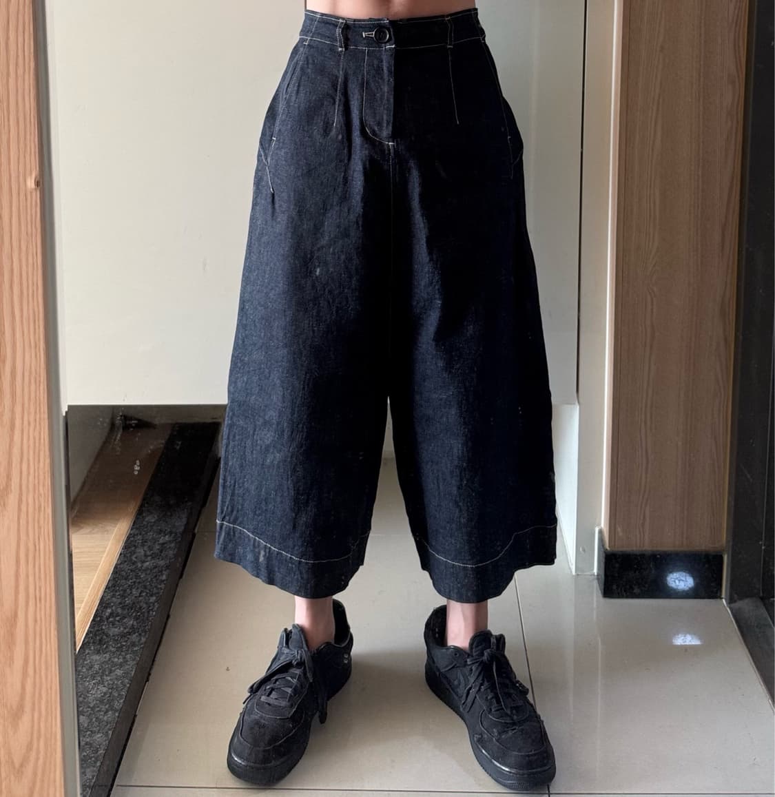 요지야마모토 데님 사루엘 팬츠 상품이미지6