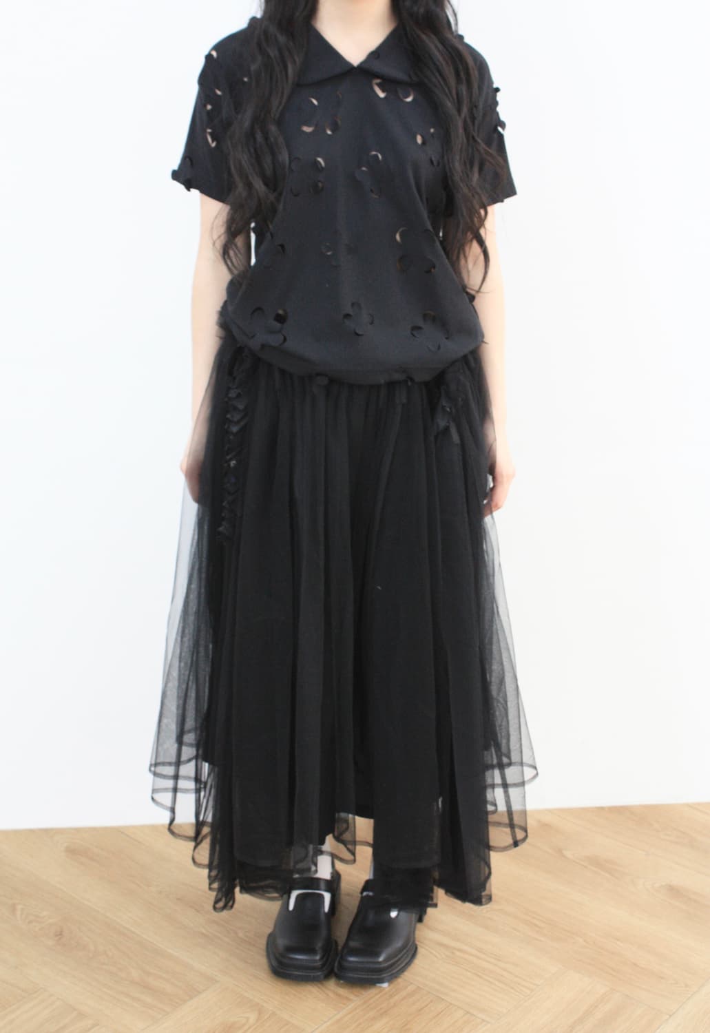 comme des garcons floral t-shirt 상품이미지1